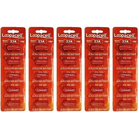 Loopacell 23A 12V Alkaline Battery (25 Pack)