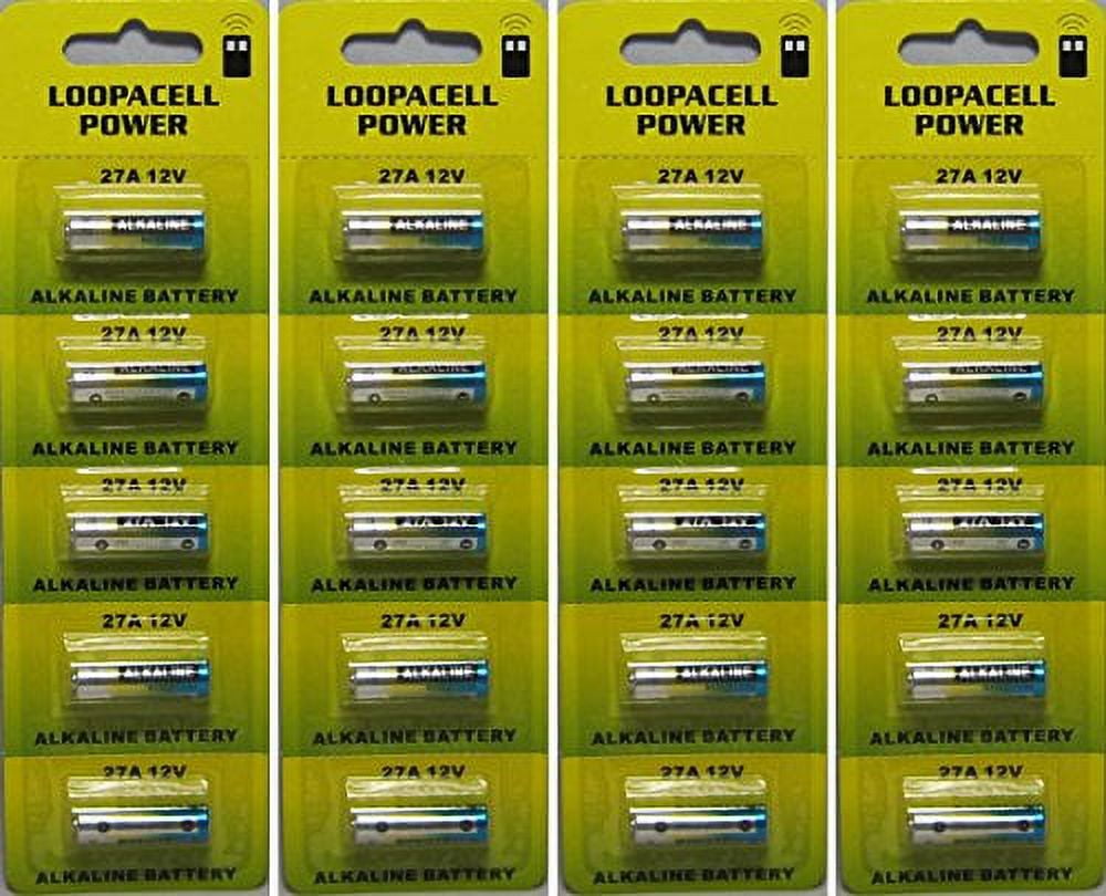 Loopacell A27 27A 23-279 MN27 12v BATTERY 20 Pk