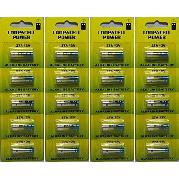 Loopacell A27 27A 23-279 MN27 12v BATTERY 20 Pk