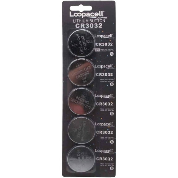 Loopacell CR3032 CR 3032 Lithium 3V 5 Batteries