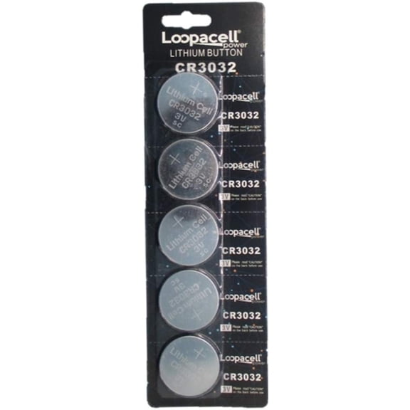 Loopacell CR3032 CR 3032 Lithium 3V 5 Batteries