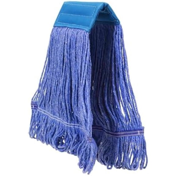 Looped-End String Wet Mop Head Refill Replacement Heavy Duty Cotton Commercial Industrial Grade Floor Cleaning