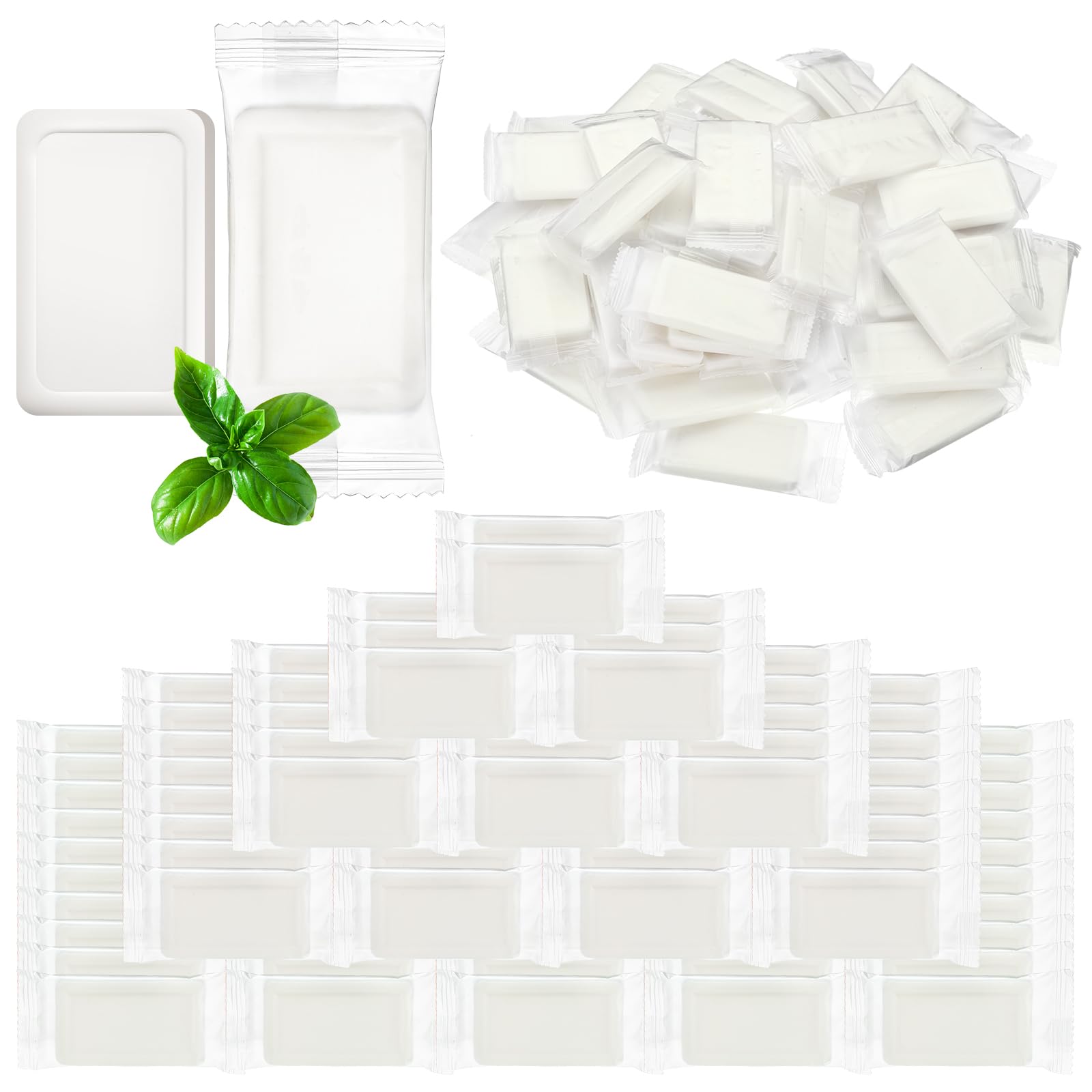 Loopeer 300 Pcs 0.5 JD28 oz Hotel Bar Soap Bulk Travel Mini Soaps Small