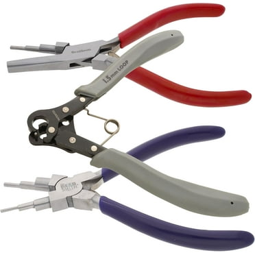 The Beadsmith 1-Step Looper Pliers, 3mm, 24-18g Craft Wire, Instantly Create Consistent Loops Rosaries Earrings Bracelets Necklaces Wire Jewelry One Ste