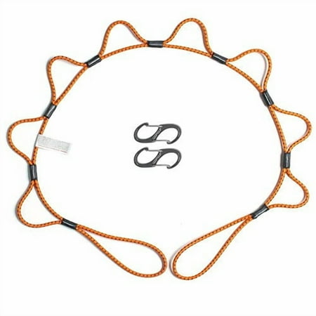 Looprope 5' Rope, Orange/Black