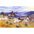 thumbnail image 1 of Loops And Swift Horses - CANVAS OR FINE PRINT WALL ART, 1 of 1