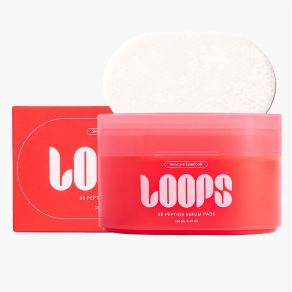 LOOPS Skincare Essentials Peptide Serum Pads