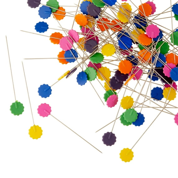 Loops & Threads Flat Flower Pins