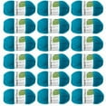 thumbnail image 1 of Loops & Threads Impeccable Solid Yarn - Solid Yarn for Knitting, Crochet, Weaving, Arts & Crafts - Teal, Bulk 18 Pack, 1 of 1