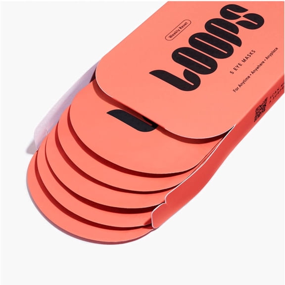LOOPS Weekly Reset Rejuvenating Under Eye Mask | Reduces Puffiness & Fine Lines | 5 Pack