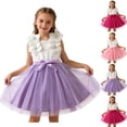 thumbnail image 1 of Loopsun Girls 3-8 Years Summer Sleeveless Mesh Party Princess Dress, 1 of 5