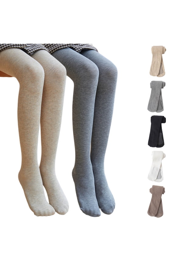 Girls Long Leggings, Girls Knit Knit Dance Leggings Seamless Long Pants Gray, 9-12 Years
