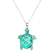 Loopsun Holiday Deals Necklaces for Women Ladies Fashion Cute Little Turtle Necklace Pendant Necklace Gift Jewelry Anniversary Birthday Gifts for Women Girls Wife Mom Lady Her