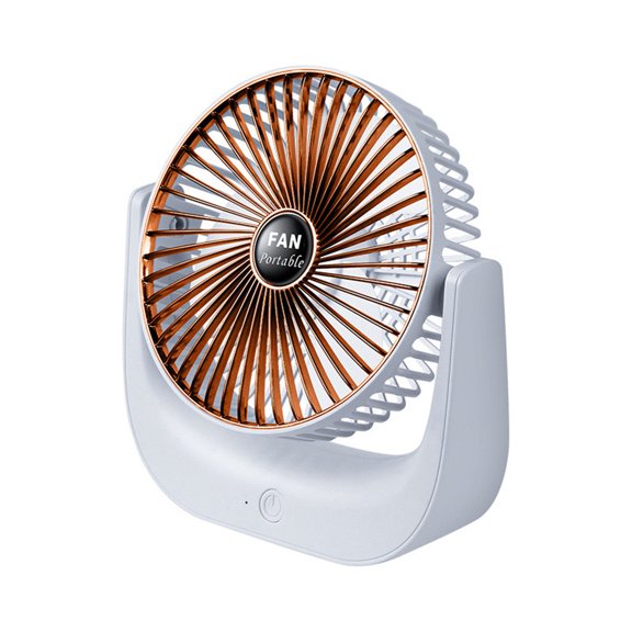 Loopsun Home Essentials Small USB Desk Fan, 3 Speeds Portable Table Fan,Small C-ooling Fan By USB Plug In, Rotatable Desktop Fan For Home Office Bedroom Dorm Indoor Outdoor Summer Gift