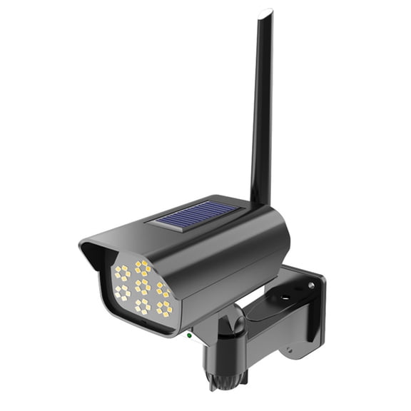 Loopsun Home &Kitchen Solar Powered Human Sensor Security Fake Dummy Camera With Flashing Led Outdoor Use For Garden & Business Christmas,Thanksgiving,Birthday, Graduation Gift