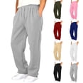 thumbnail image 1 of Loopsun Kids Boys Girls Pants 4 to 15 Years Solid Winter Elastic Side Drawstring Sweatpants, 1 of 5