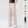 thumbnail image 1 of Loopsun Kids Girls 5-15Years Summer Solid Waterproof Straight Leg Outwear Hiking Pants with Pocket, 1 of 5