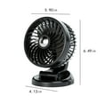 thumbnail image 1 of Loopsun Kitchen Appliances Car Fan, USB/12/24V Cool-ing Air Circulator With 360 Degree Adjust-able Automobile Vehicle Fan That Plugs Into Cigare-tte Lighter/Low Noise For Car Truck SUV, 1 of 2