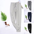 thumbnail image 1 of Loopsun Mens Pajama Pants, Man Fashion Solid Color Loose Pajamas Sleeping Full Length Pants Black,XXXL, 1 of 4