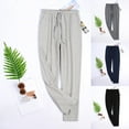 thumbnail image 1 of Loopsun Mens Pajama Pants, Man Fashion Solid Color Loose Pajamas Sleeping Full Length Pants Gray,XXXXL, 1 of 5