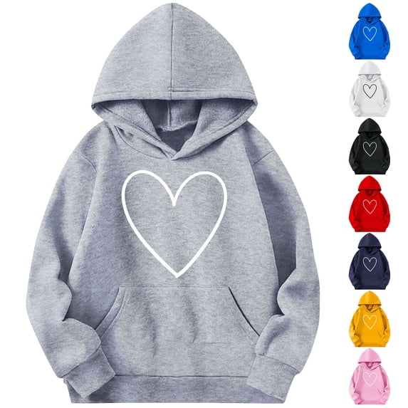 Loopsun Toddler Sweatshirts, Boys and Girls Casual Long Sleeve Hoodies Oversized Fleece Sweatshirt Tops with Pocket Navy,7-8 Years