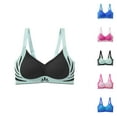 thumbnail image 1 of Loopsun Women's Bras Plus Size, Women Plus Size Sports Bra Active Daily Underwear Black, XL, 1 of 3