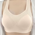 thumbnail image 1 of Loopsun Womens Bra Plus Size, Bras for Women, Womens Middle Aged and Elderly Bras without Steel Rings Large Size Underwear Comfortable Bra White L, 1 of 3