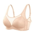 thumbnail image 1 of Loopsun Womens Bras, Plus Size Bras for Women No Underwire, Women's Thin Push-Up Breathable Bra Plus Size Sports Yoga Bra Beige XXL, 1 of 2