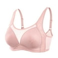 thumbnail image 1 of Loopsun Womens Bras, Plus Size Bras for Women No Underwire, Women's Thin Push-Up Breathable Bra Plus Size Sports Yoga Bra Red XXXXL, 1 of 2