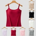 thumbnail image 1 of Loopsun Womens Pajama Tank Top, Women's Solid Color Seamless Sleevesless Underwear Shirt Top Black,XXXL, 1 of 5