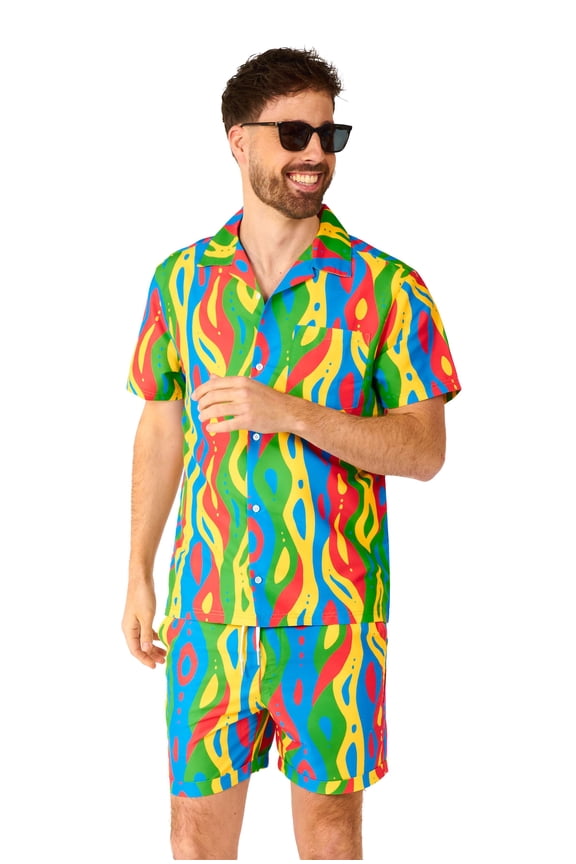 Men's Summer Sets Loopy Lines - XXL Multicolor