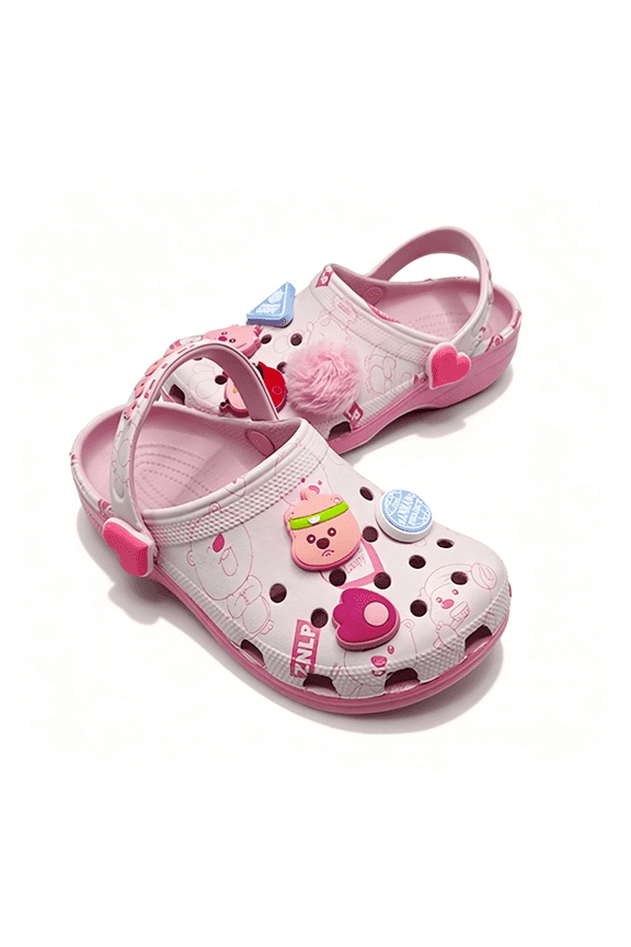 Loopy Pink Beaver Men And Women Clogs Shoes Cute Cartoon Slip On Garden Clogs Shoes Slippers Sandals Soft Sole Shower Slides