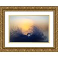 thumbnail image 1 of Loorits, Peep 14x11 Gold Ornate Wood Framed with Double Matting Museum Art Print Titled - Morning, 1 of 4