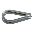 thumbnail image 1 of Loos Wire Rope Thimble,1/8 in Rope dia.,Steel AN100-4, 1 of 1