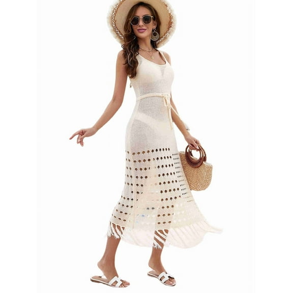 Loose Beach Cover Up Women'S Knit Dress S