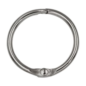 Lucky Line Steel Nickel-Plated Key Ring - 2 Inch Key Ring - 2 Pack, 2 ...