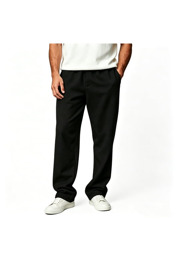Men's Baggy Sweatpants French Terry Jogger Adjustable Cuffs Athletic Pants