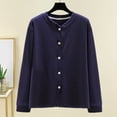 thumbnail image 1 of Loose Fit Button Front Cardigan Warm Thermal Soft Casual Outerwear Coat For Home And Outdoors, 1 of 6