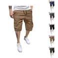 thumbnail image 1 of Loose Fit Cargo Shorts for Men Mens Cargo Bermuda Shorts Lightweight Outdoor Casual Hiking Shorts, 1 of 10