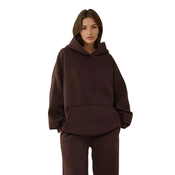 Loose Fit Crew Neck Knitted Sweatshirt