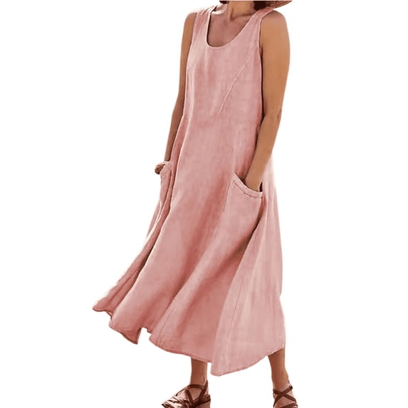 Loose-Fit Elegant Summer Linen Clothes for Women