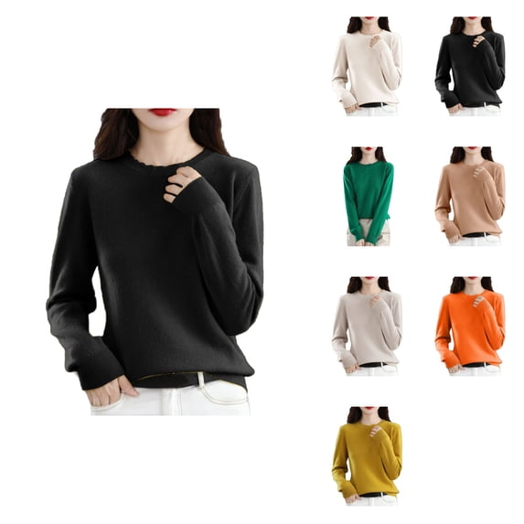 Loose Fit Lace Trim Knit Pullover Sweater Long Sleeve Lightweight For Fall And Winter Seasons Casual Comfort Wear