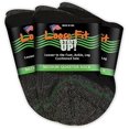 thumbnail image 1 of Loose Fit Stays Up - 3 Pack - Mens Womens Wide So Black / Ankle - XL: Men's 15.5-19, 1 of 2