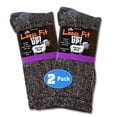 thumbnail image 1 of Loose Fit Stays Up Marled Merino Wool Men's and Women's Sock (Pack of 2) Made in USA., 1 of 8