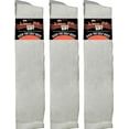thumbnail image 1 of Loose Fit Stays Up Men's and Women's Over the Calf Boot Socks (Knee High) 3 PK Made in USA! Cushioned Sole., 1 of 2