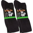 thumbnail image 1 of Loose Fit Stays Up Solid Merino Wool Men's and Women's Sock (Pack of 2) Made in USA., 1 of 2