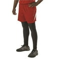thumbnail image 1 of Loose Fit Track Shorts, Forest & White - Extra Large, 1 of 1