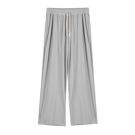 Loose Fit Wide Leg Pants for Men/Women Drawstring Waist Comfortable Casual Relaxed Trousers Soft Fabric Breathable Design