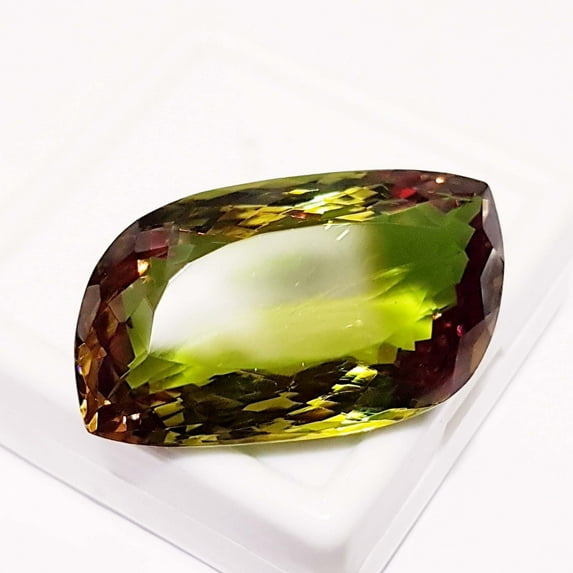 Loose Gemstone 55 Ct Carat Color Change Alexandrite Handmade Fancy Lab Grown Creation