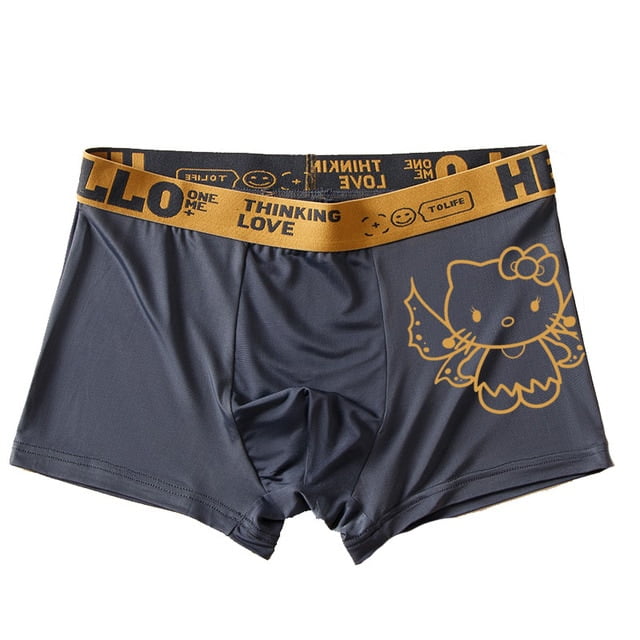 My Neighbor Totoro Underwear Cute Totoro Print Boxer Shorts Hot Man Panties  Soft Shorts Briefs Birthday Gift Größe XXL Farbe As Picture
